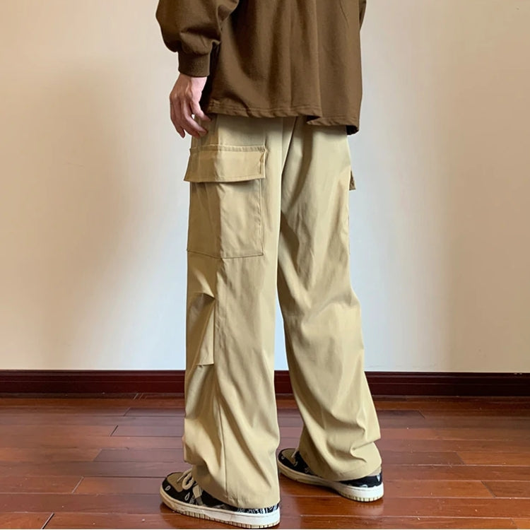 Drawstring Cargo Parachute Pants - KAYSMAR