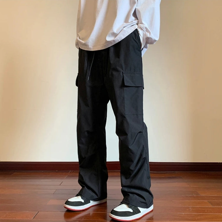 Drawstring Cargo Parachute Pants - KAYSMAR