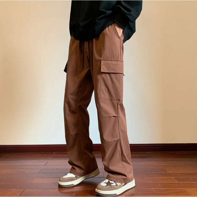 Drawstring Cargo Parachute Pants - KAYSMAR