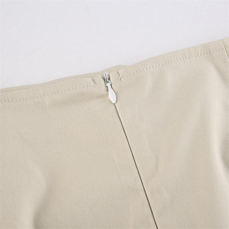 Drawstring Parachute Maxi Skirt - KAYSMAR