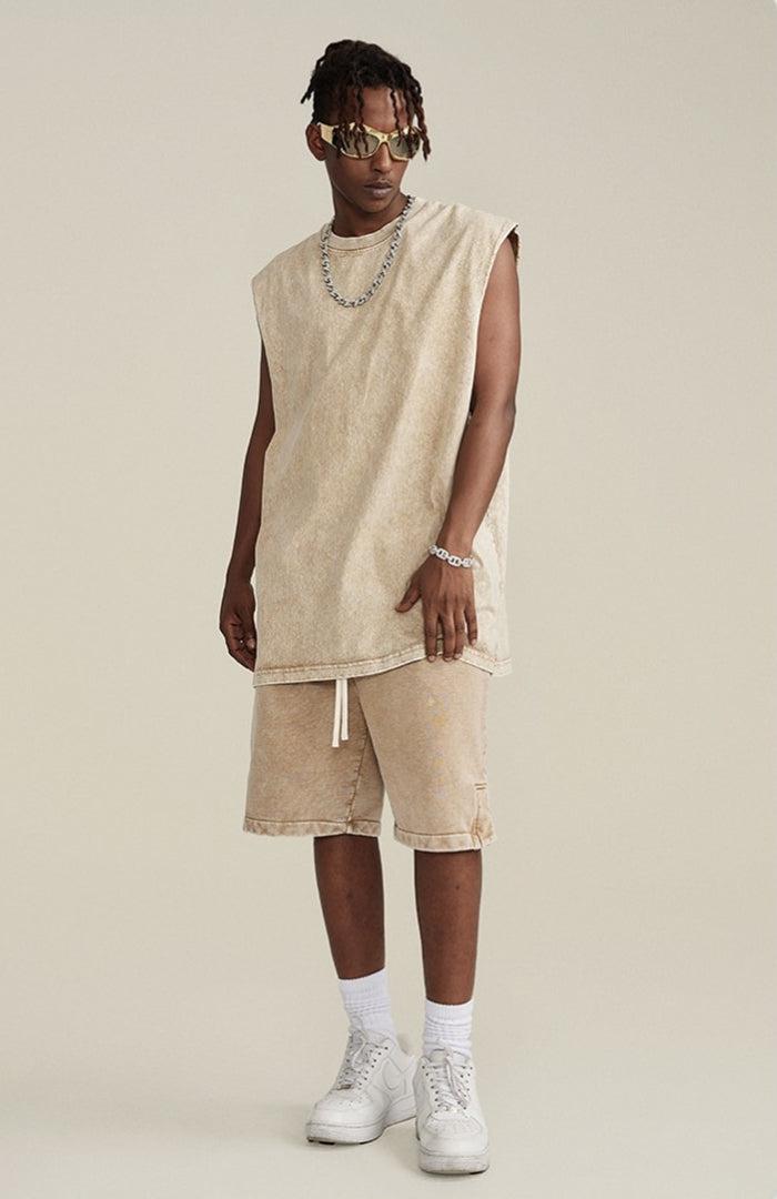 Drawstring Waist Loose Shorts - KAYSMAR