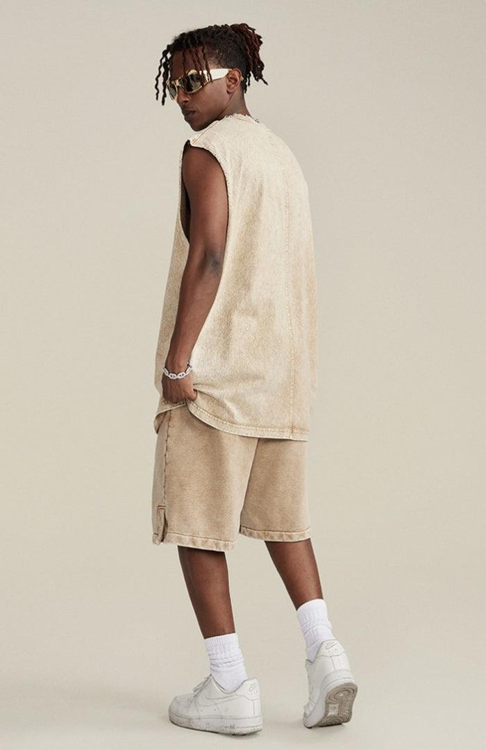 Drawstring Waist Loose Shorts - KAYSMAR