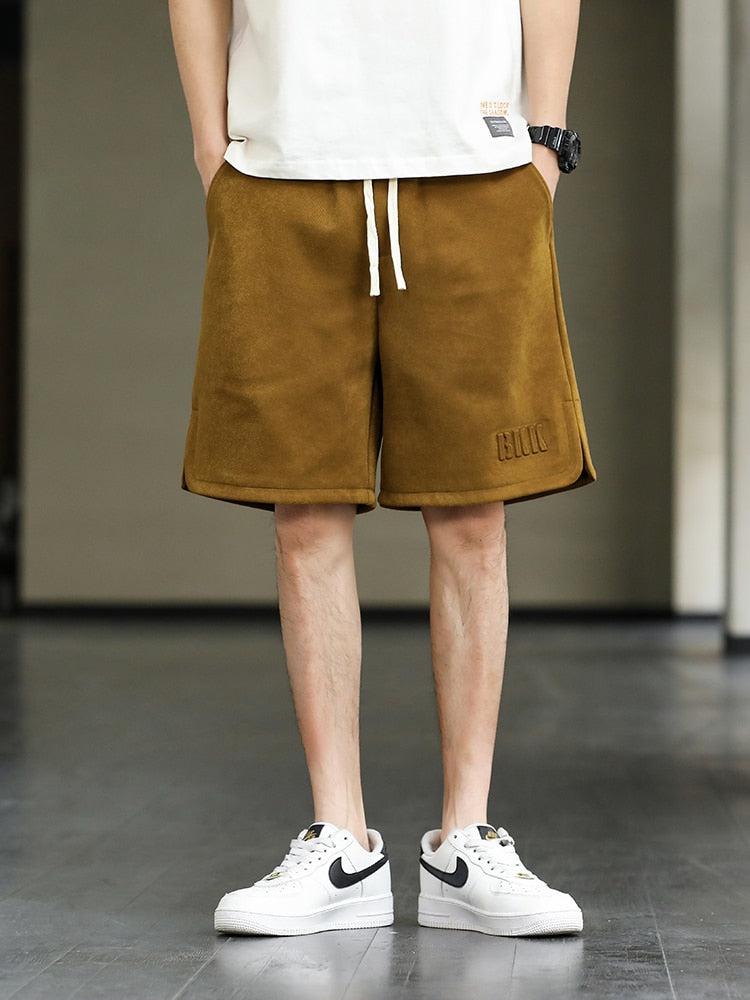 Drawstring Waist Oversize Sweatshort - KAYSMAR