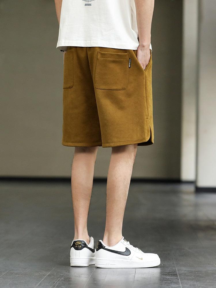 Drawstring Waist Oversize Sweatshort - KAYSMAR