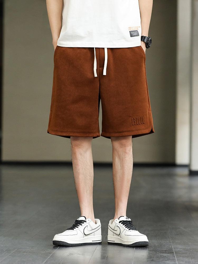 Drawstring Waist Oversize Sweatshort - KAYSMAR