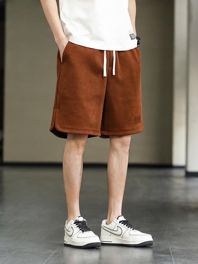 Drawstring Waist Oversize Sweatshort - KAYSMAR