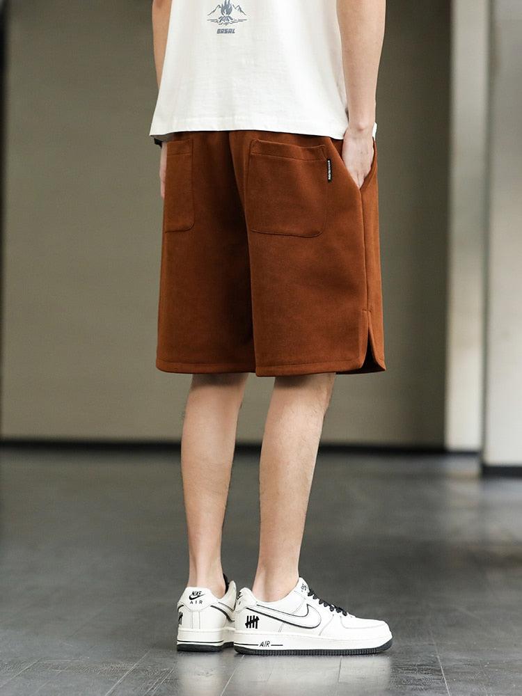 Drawstring Waist Oversize Sweatshort - KAYSMAR