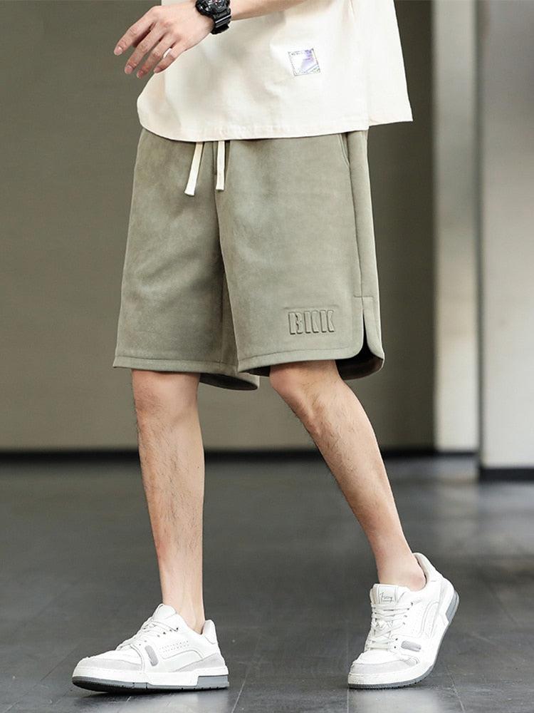 Drawstring Waist Oversize Sweatshort - KAYSMAR