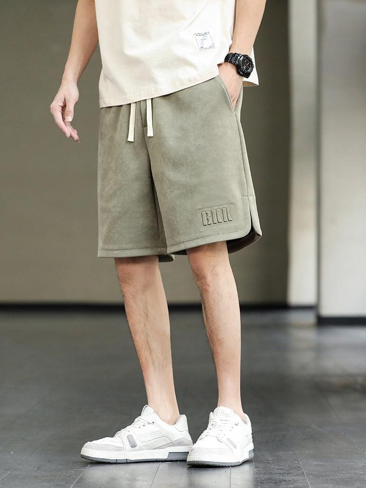 Drawstring Waist Oversize Sweatshort - KAYSMAR