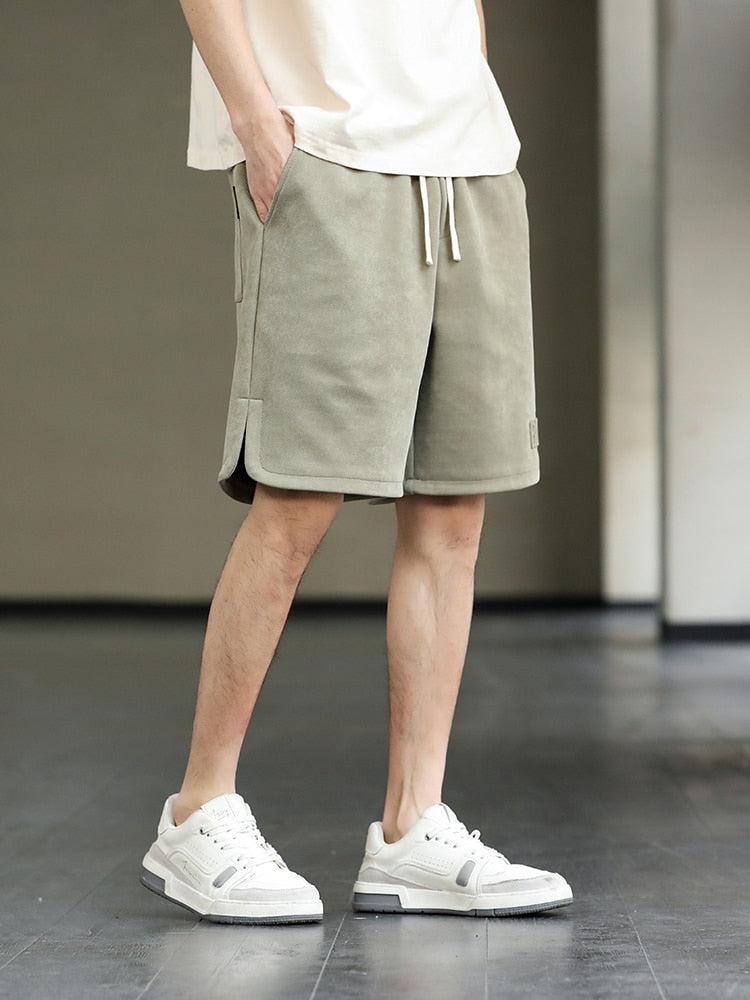 Drawstring Waist Oversize Sweatshort - KAYSMAR
