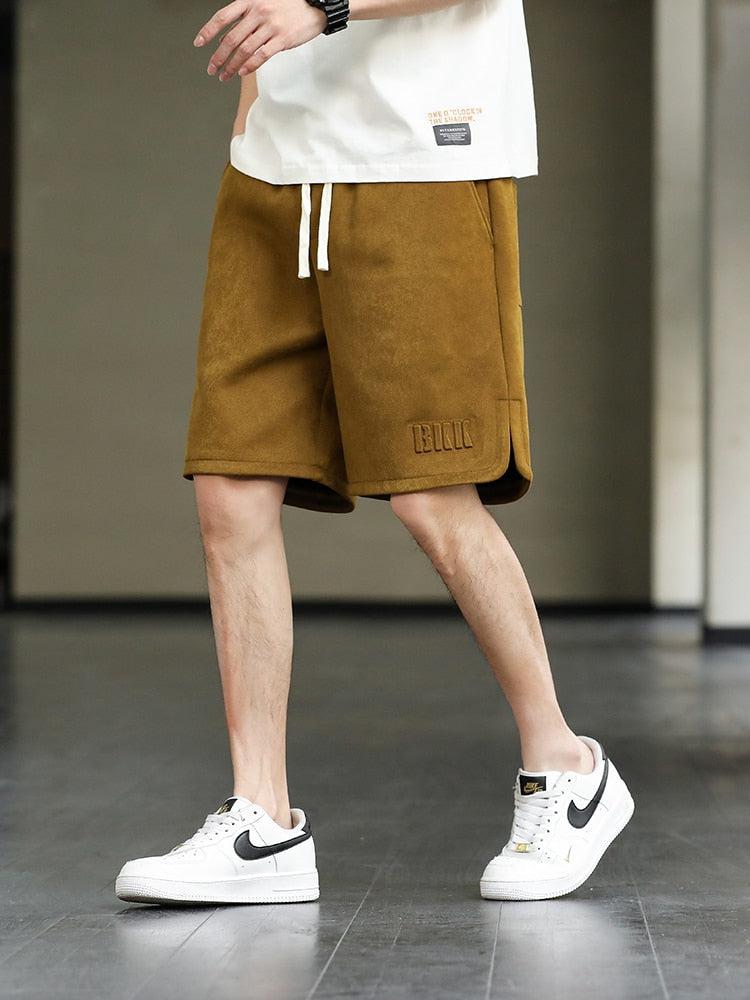 Drawstring Waist Oversize Sweatshort - KAYSMAR