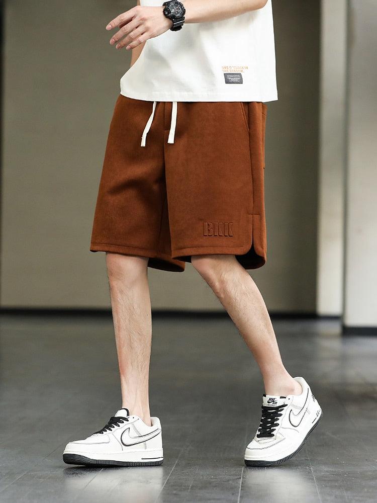 Drawstring Waist Oversize Sweatshort - KAYSMAR