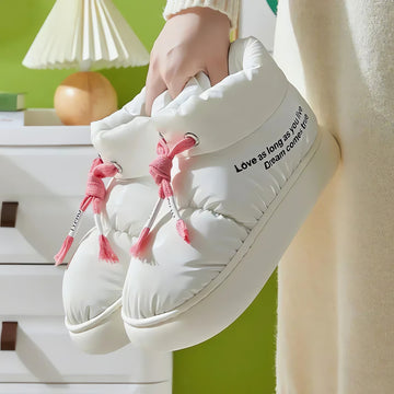 Drawstring Puffer Slippers - KAYSMAR