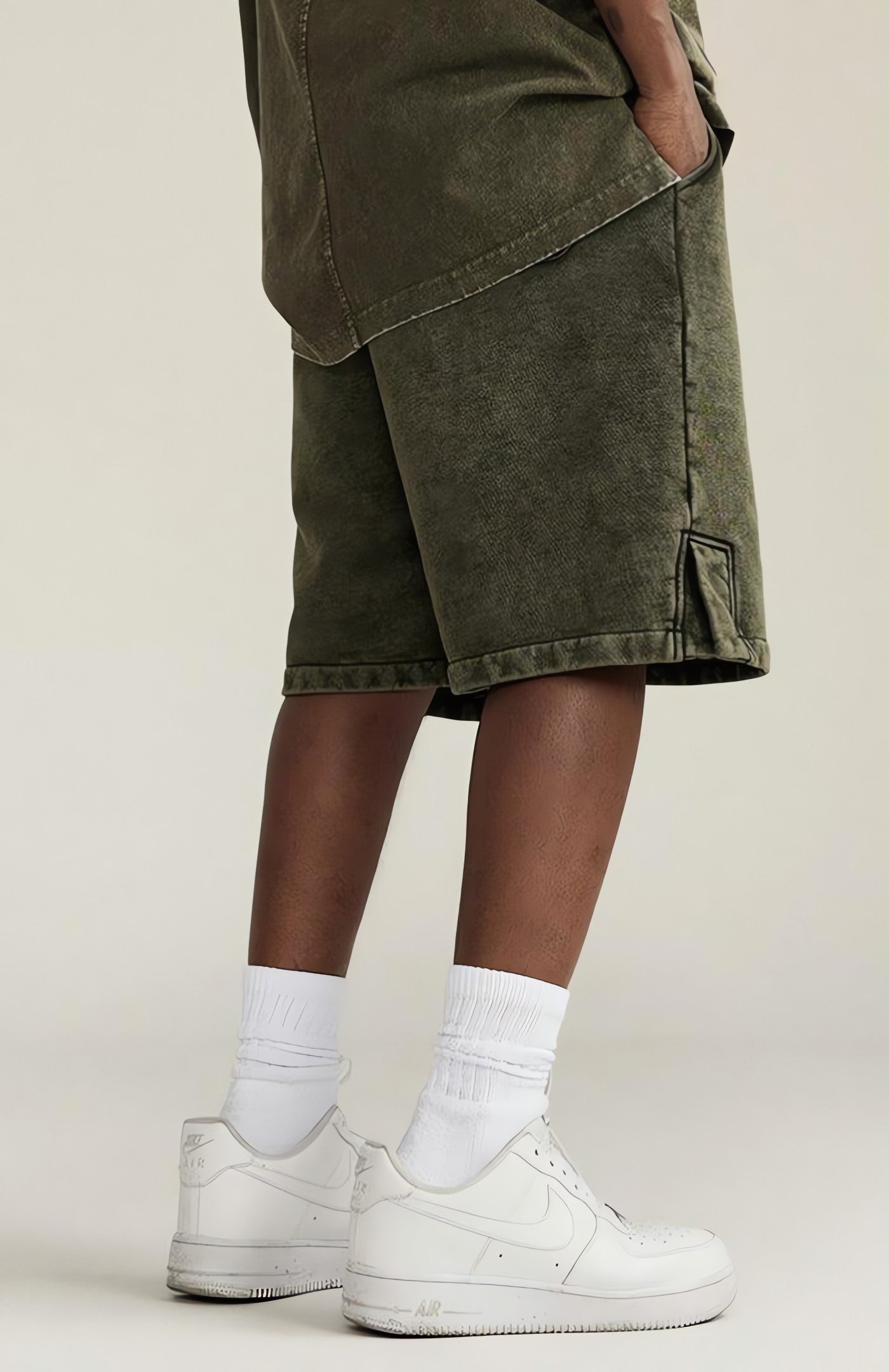 Drawstring Waist Loose Shorts - KAYSMAR