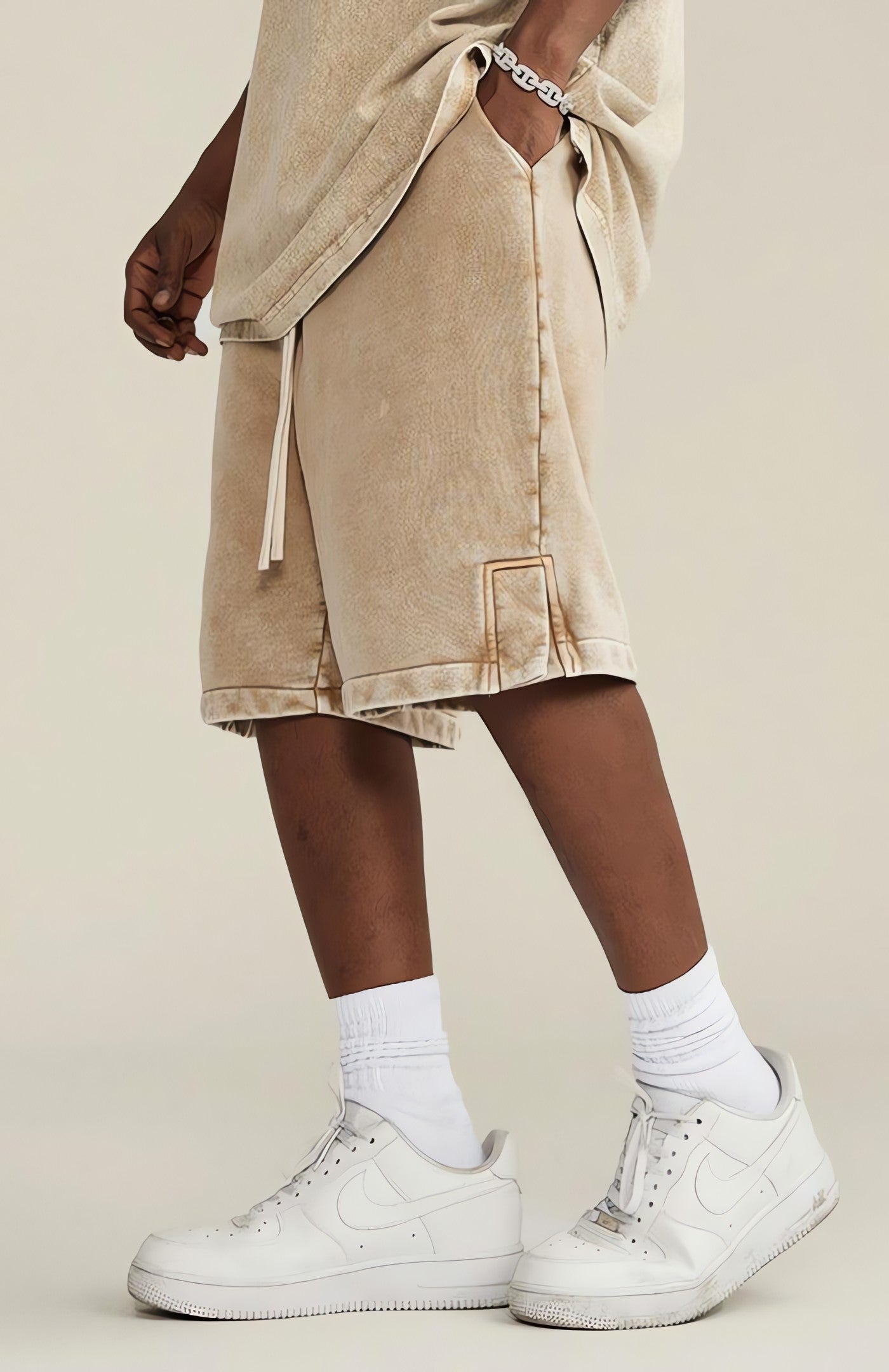 Drawstring Waist Loose Shorts - KAYSMAR