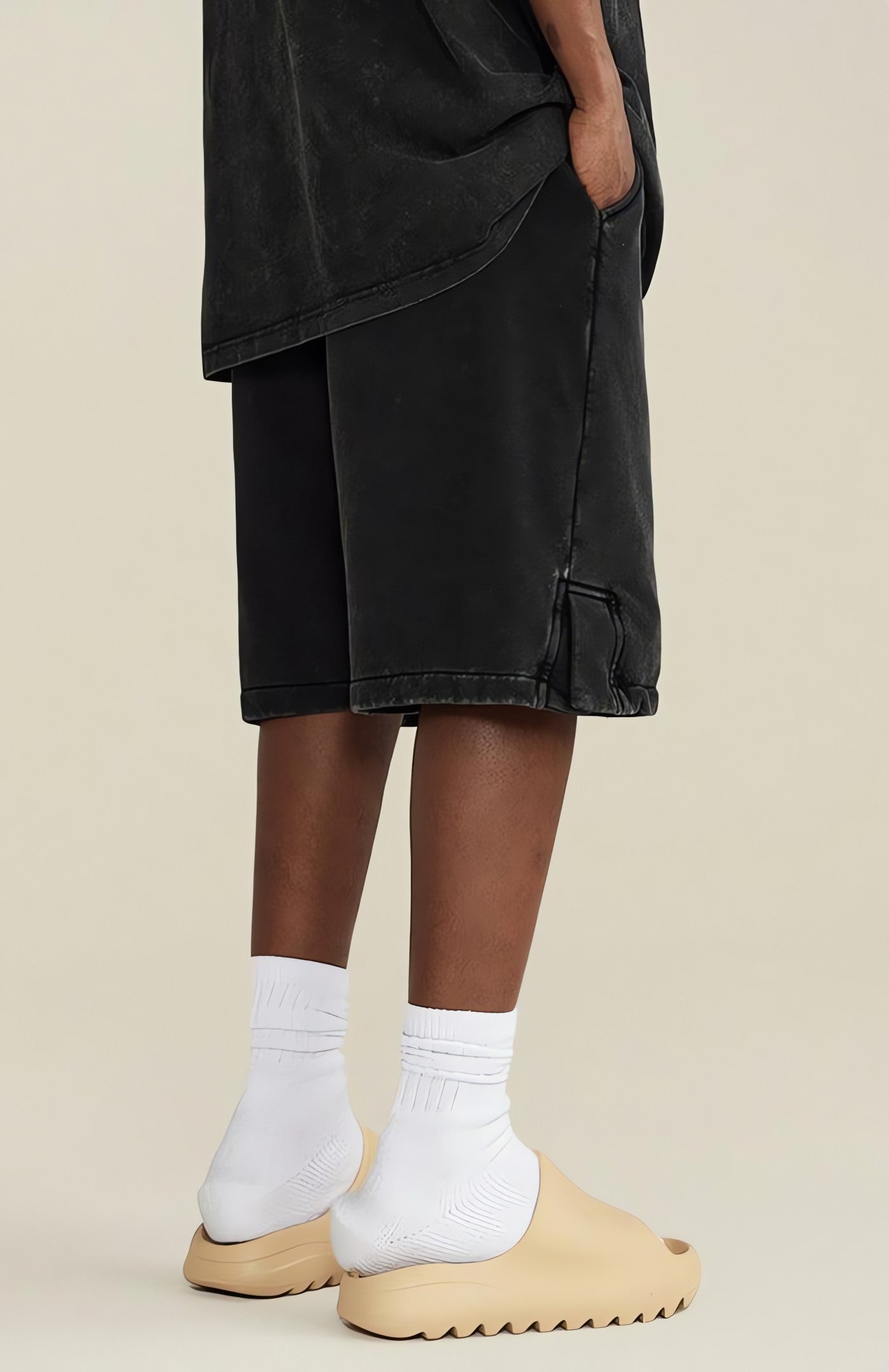 Drawstring Waist Loose Shorts - KAYSMAR