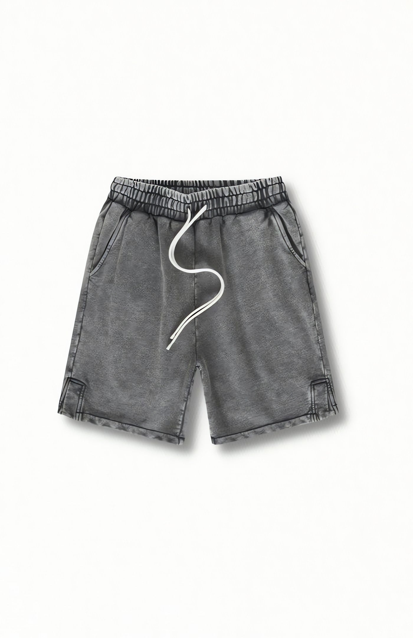 Drawstring Waist Loose Shorts - KAYSMAR