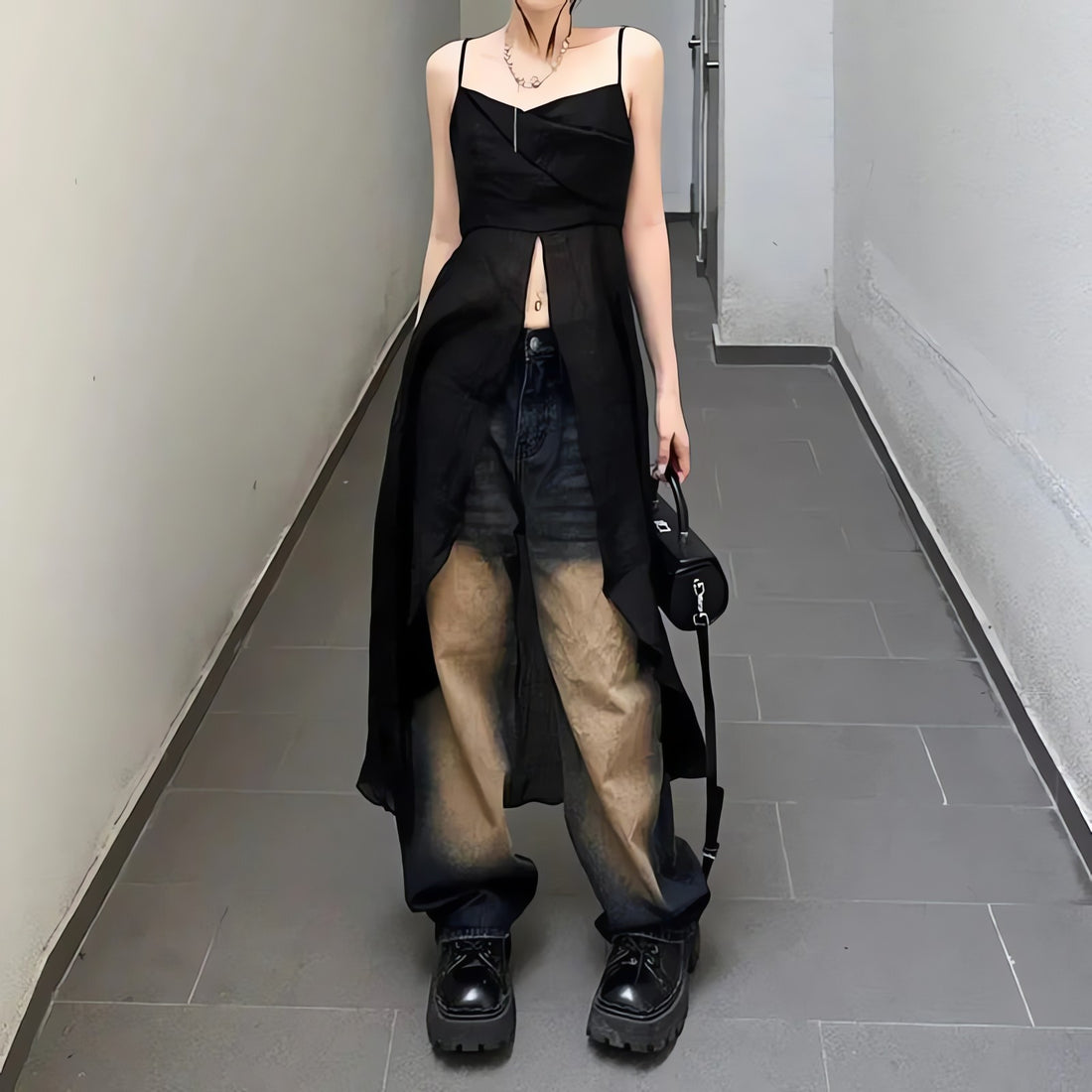 Dress-Like Strap Top - KAYSMAR