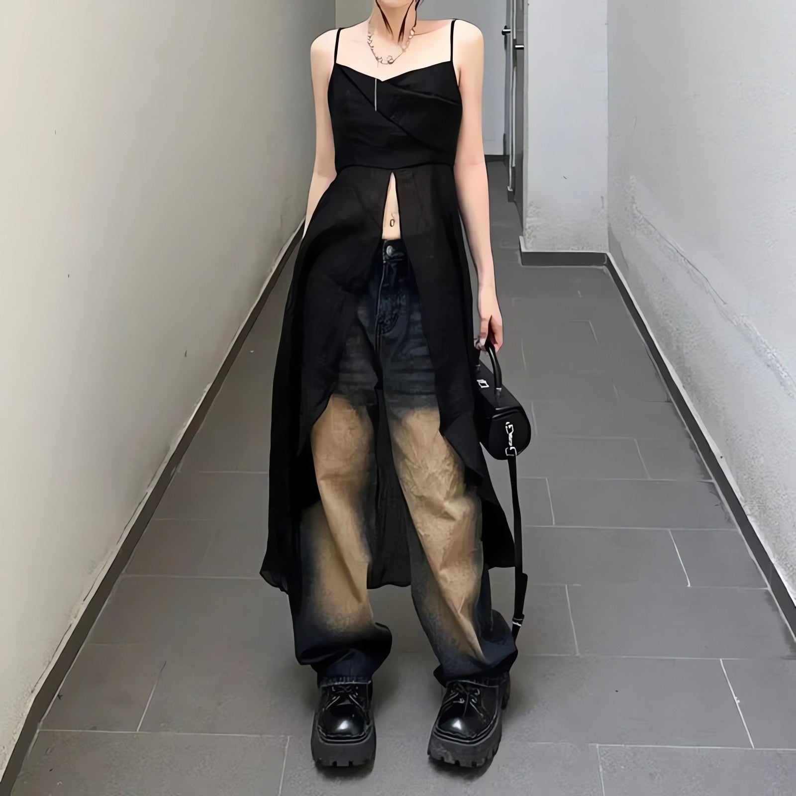 Dress-Like Strap Top - KAYSMAR