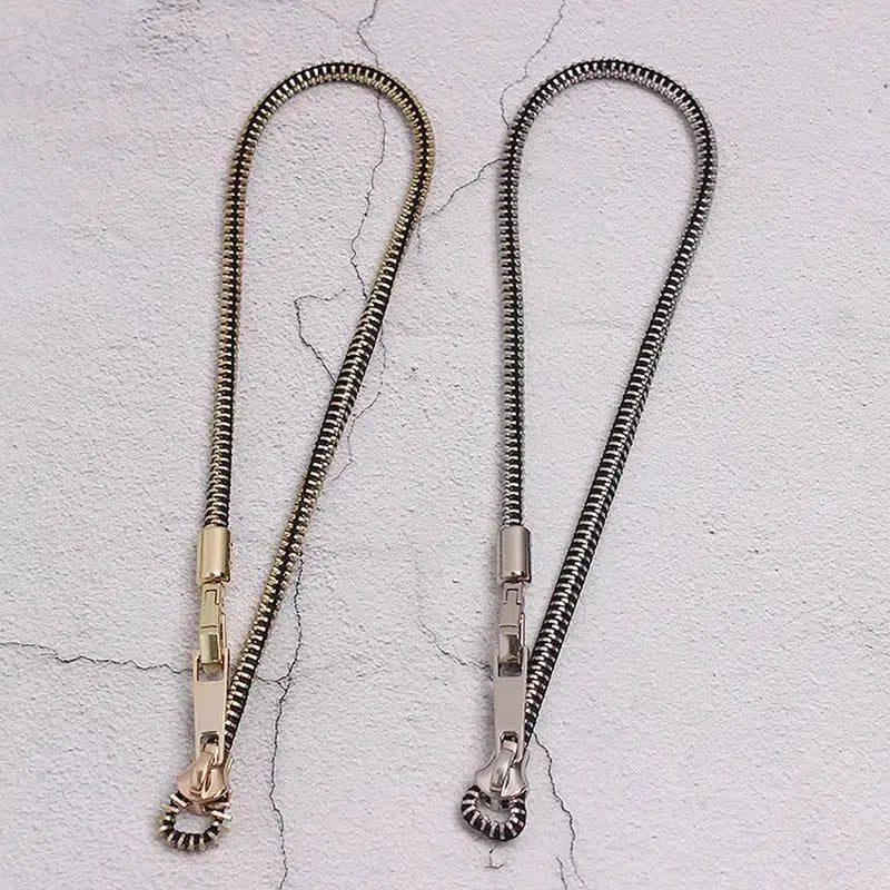 Edgy Adjustable Zipper Necklace - KAYSMAR