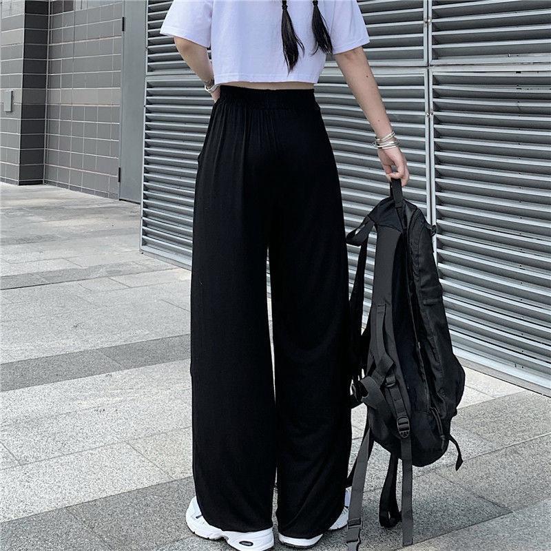 Elasticated Waist Butterfly Cut-Out Pants - KAYSMAR