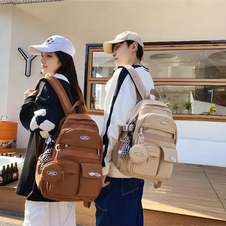Extra Pockets Casual School Backpack - KAYSMAR