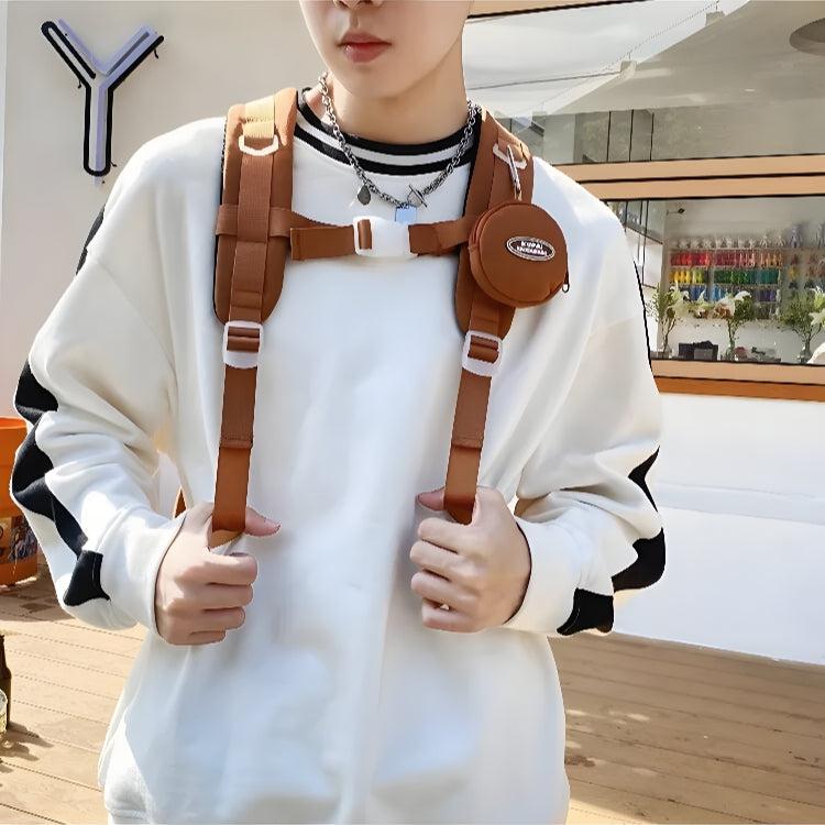 Extra Pockets Casual School Backpack - KAYSMAR
