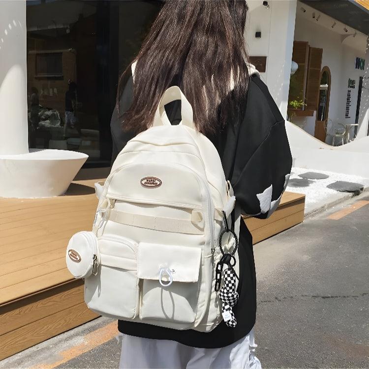 Extra Pockets Casual School Backpack - KAYSMAR