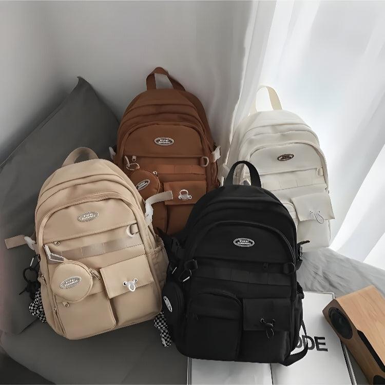 Extra Pockets Casual School Backpack - KAYSMAR