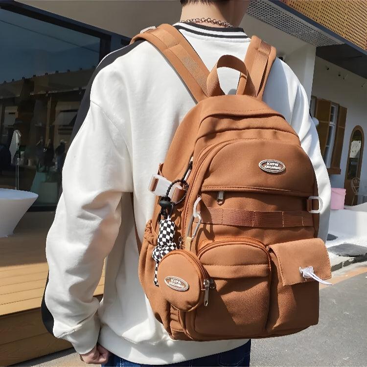 Extra Pockets Casual School Backpack - KAYSMAR
