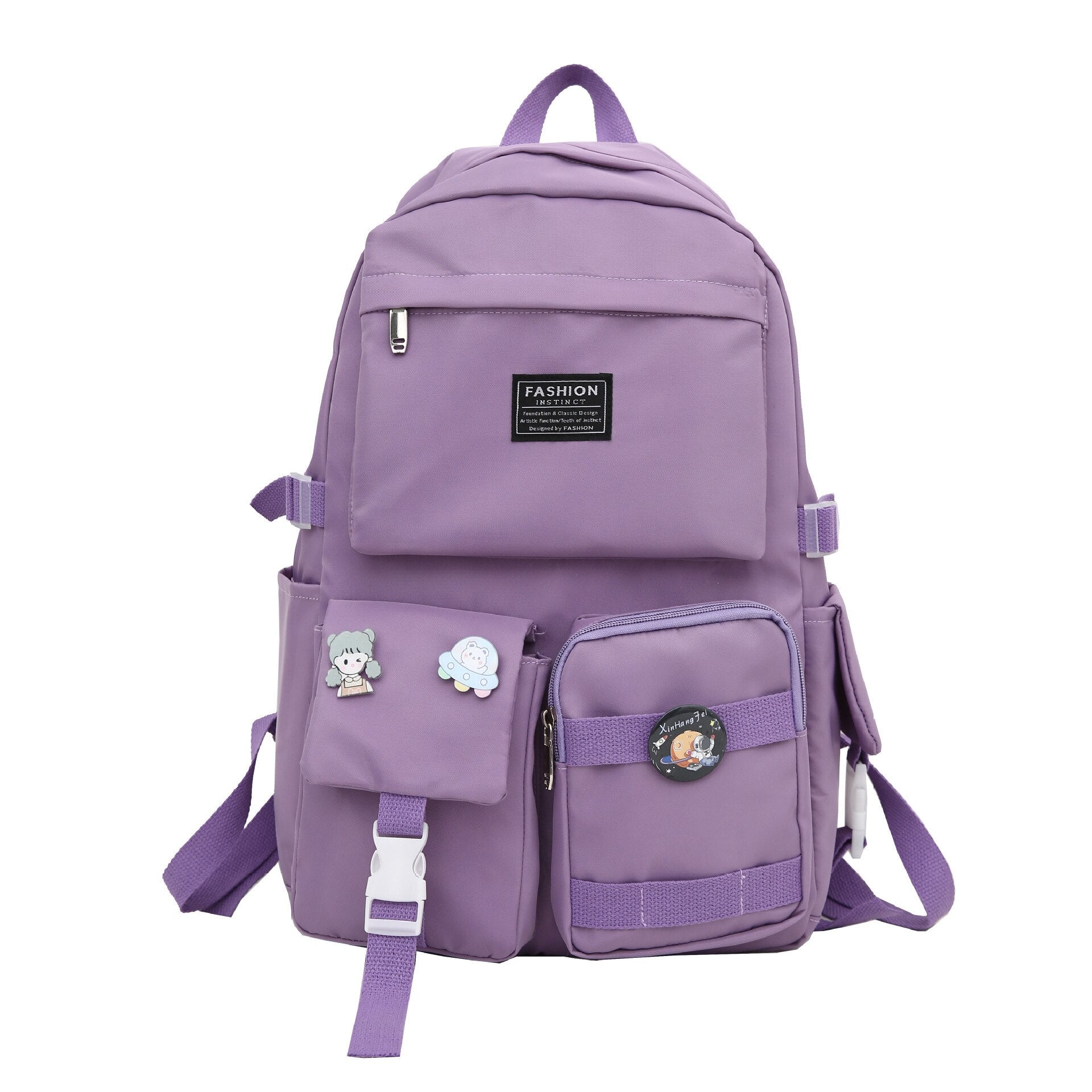 Extra Pockets Unisex School Backpack - KAYSMAR