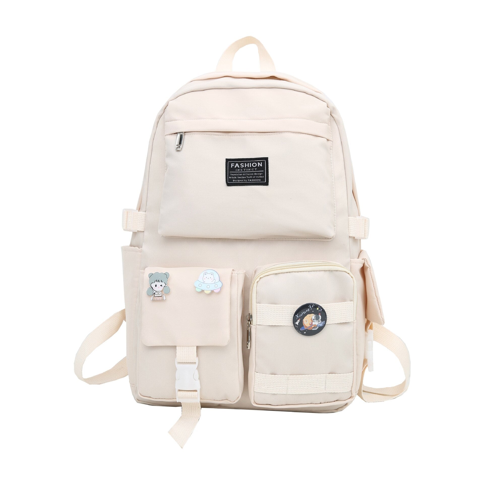 Extra Pockets Unisex School Backpack - KAYSMAR