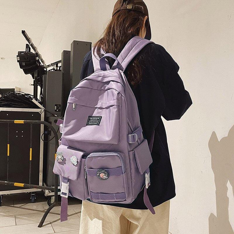 Extra Pockets Unisex School Backpack - KAYSMAR