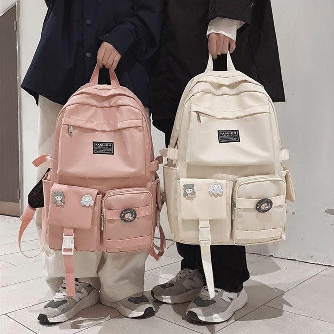 Extra Pockets Unisex School Backpack - KAYSMAR