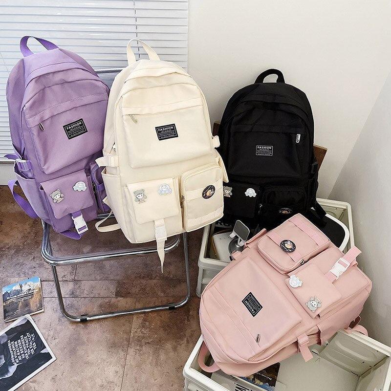 Extra Pockets Unisex School Backpack - KAYSMAR