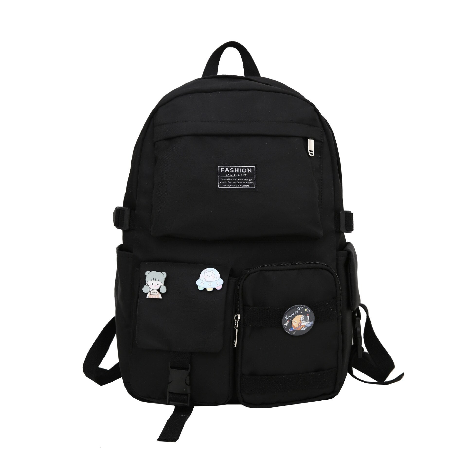 Extra Pockets Unisex School Backpack - KAYSMAR
