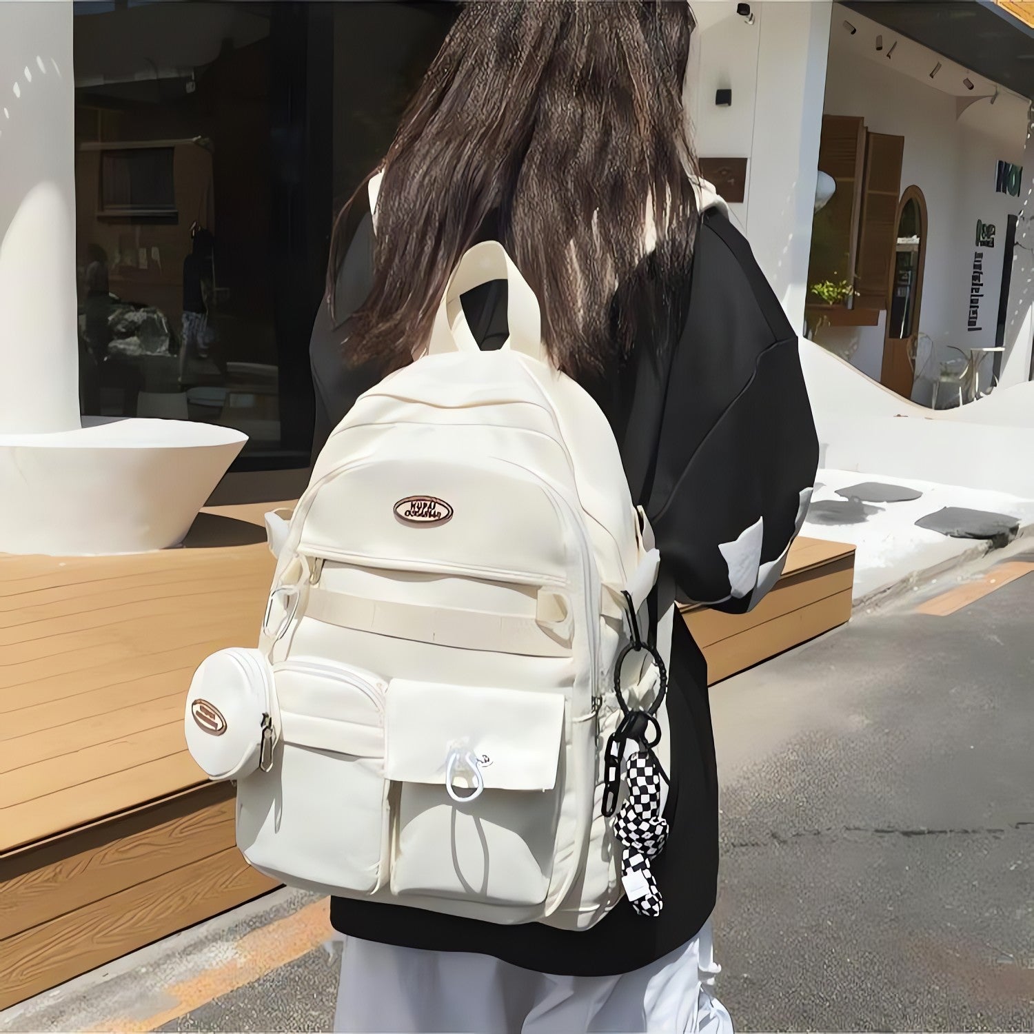 Extra Pockets Casual School Backpack - KAYSMAR