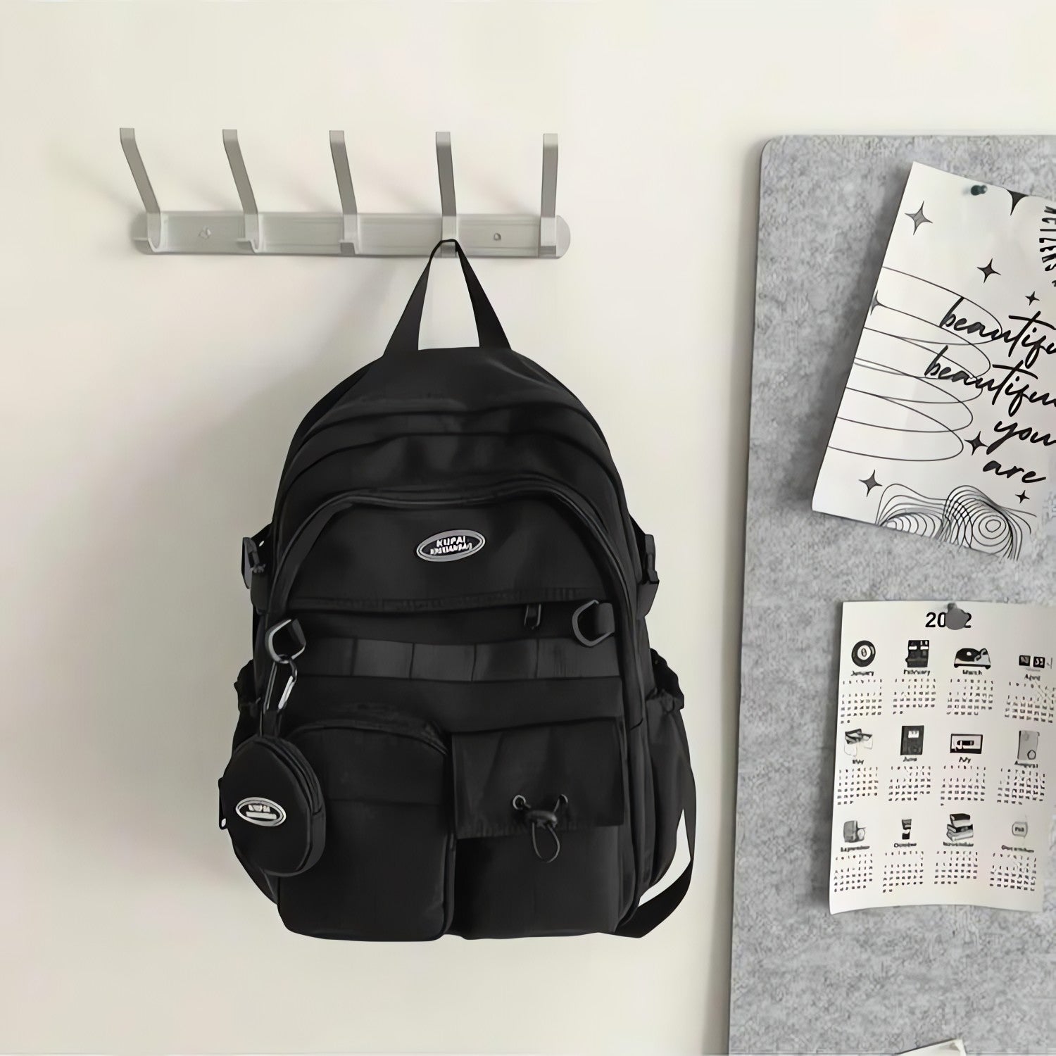 Extra Pockets Casual School Backpack - KAYSMAR