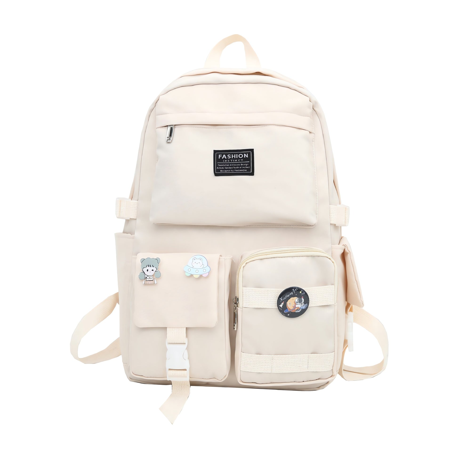 Extra Pockets Unisex School Backpack - KAYSMAR