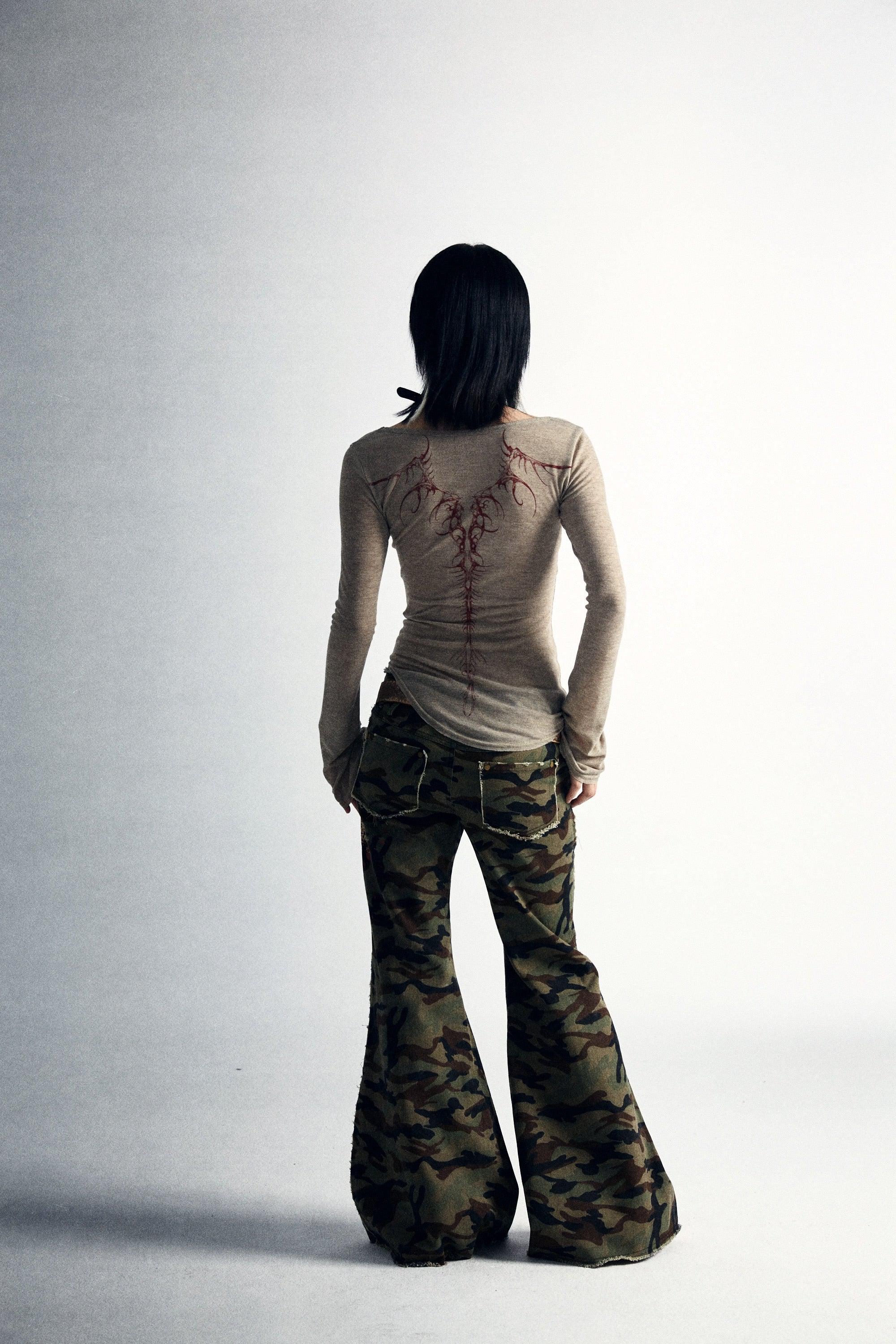Fairy Grunge Back Print Top - KAYSMAR