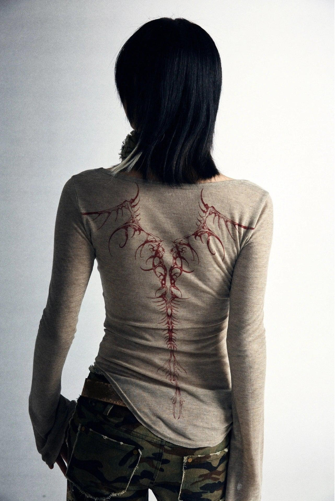 Fairy Grunge Back Print Top - KAYSMAR