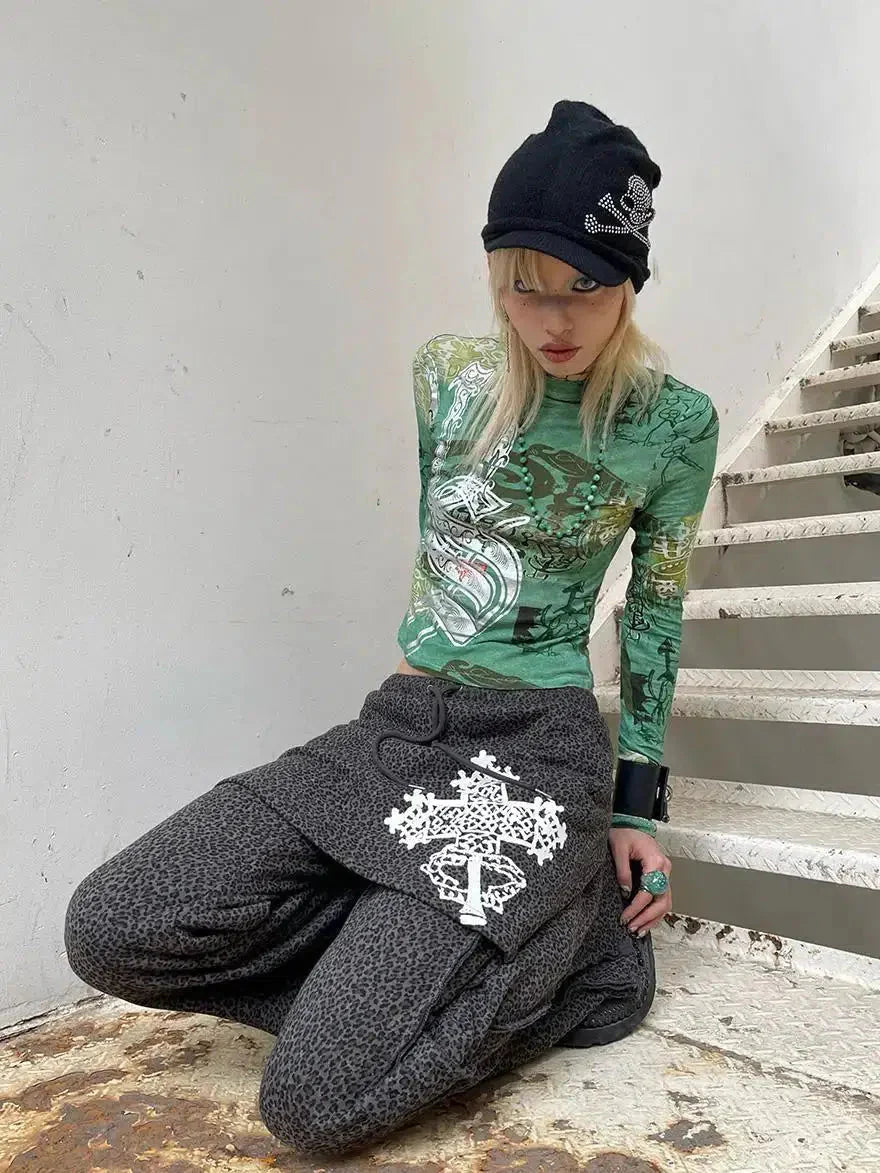 Fairy Grunge Print Top - KAYSMAR
