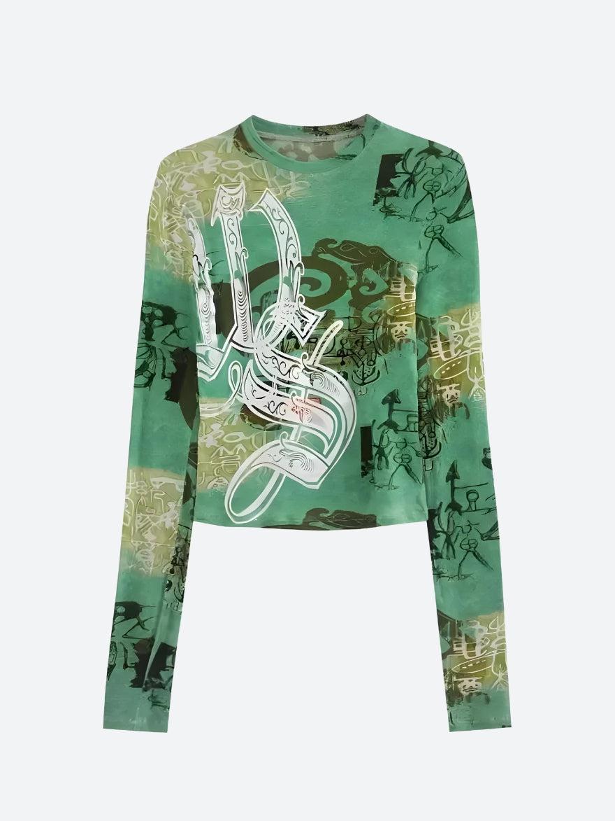 Fairy Grunge Print Top - KAYSMAR