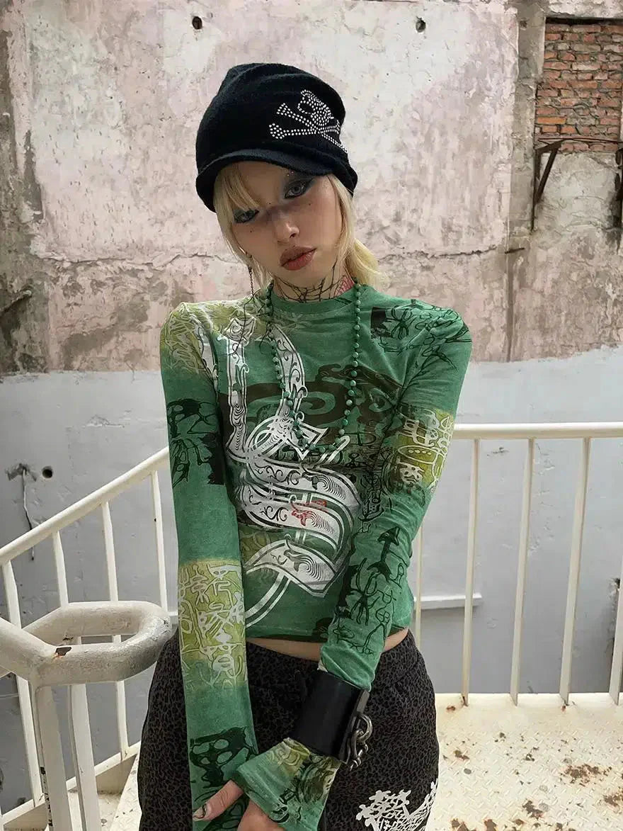 Fairy Grunge Print Top - KAYSMAR