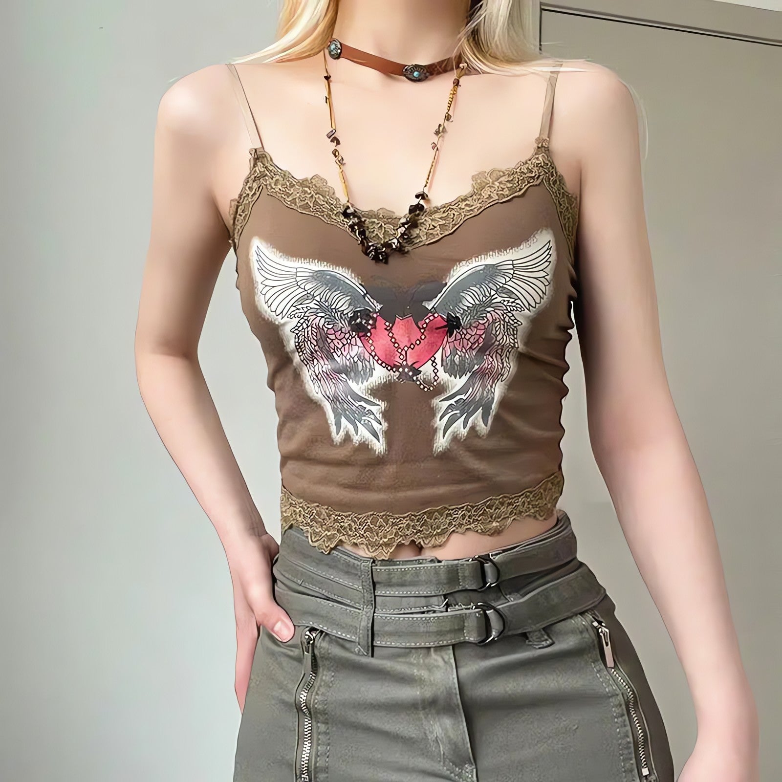 Fairy Grunge Angel Wings Top - KAYSMAR