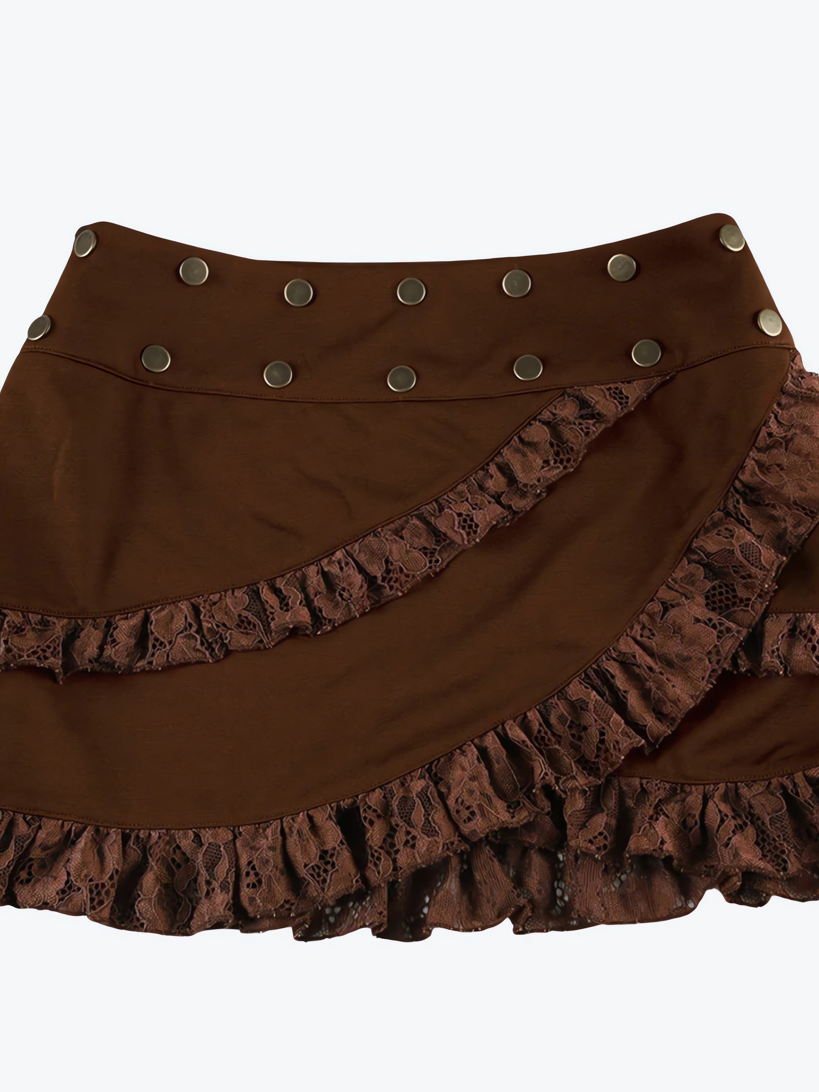 Fairy Grunge Asymmetric Mini Skirt