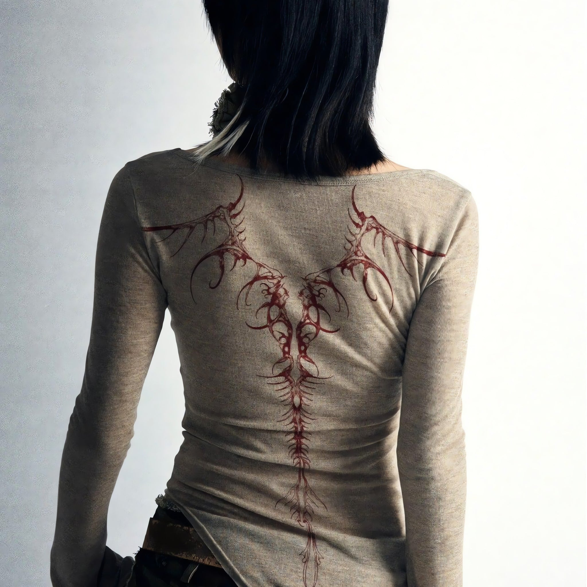 Fairy Grunge Back Print Top - KAYSMAR