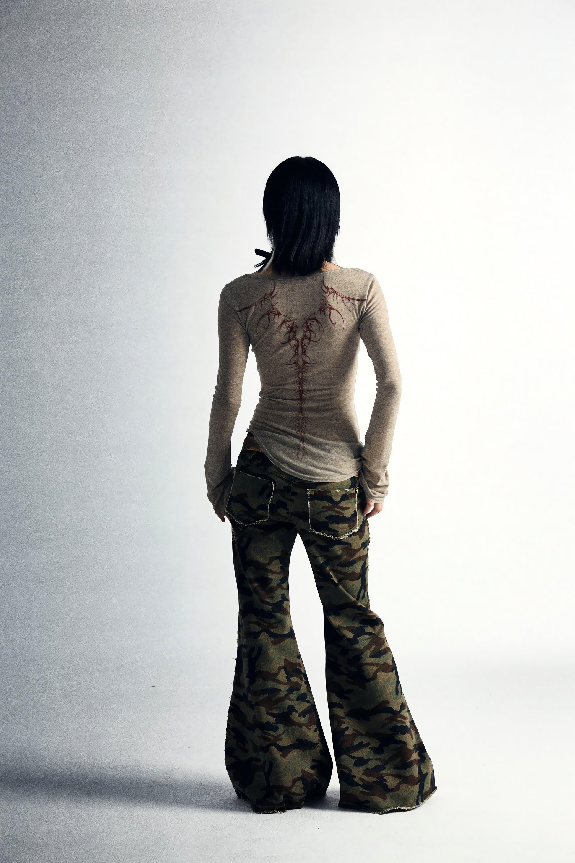 Fairy Grunge Back Print Top - KAYSMAR