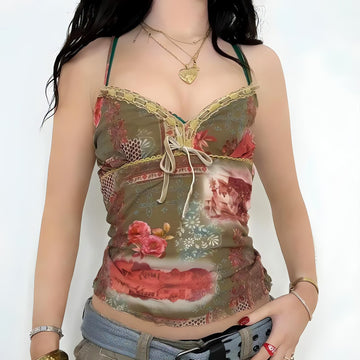 Fairy Grunge Floral Top - KAYSMAR