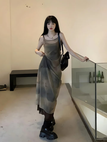 Fairy Grunge Forest Midi Dress - KAYSMAR